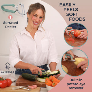 Vegetable Peeler Set in Country Chic