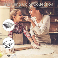 Load image into Gallery viewer, CuttleLab 22-Piece Stainless Steel Measuring Cups and Spoons Set, Tad Dash Pinch Smidgen Drop Mini Measuring Spoons, Measuring Stick Leveler, Measurement Conversion Chart Fridge Magnet, (Charcoal)