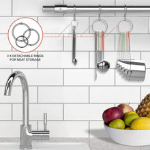 Load image into Gallery viewer, 22-Piece Stainless Steel Measuring Cups and Spoons Set, Tad Dash Pinch Smidgen Drop Mini Measuring Spoons, Measuring Stick Leveler, Measurement Conversion Chart Fridge Magnet, (Country Chic)