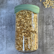 Glass Canister 1liter in Sage Color