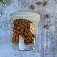 Glass Canister 450ml in Ash Color